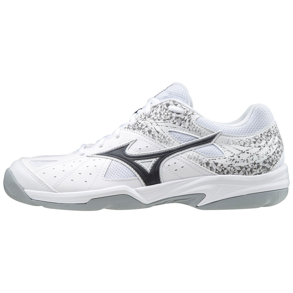 Tenis Netshoes Mizuno Break Shot 2 Cs - Homem - Branco/Pretas/Branco - OJQFY0361